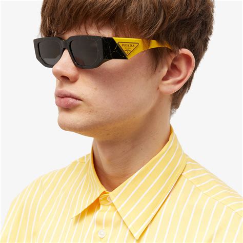 prada yellow glasses|men's designer sunglasses Prada.